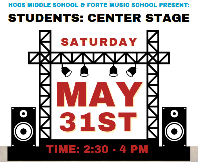 Students: Center Stage + Bake Sale